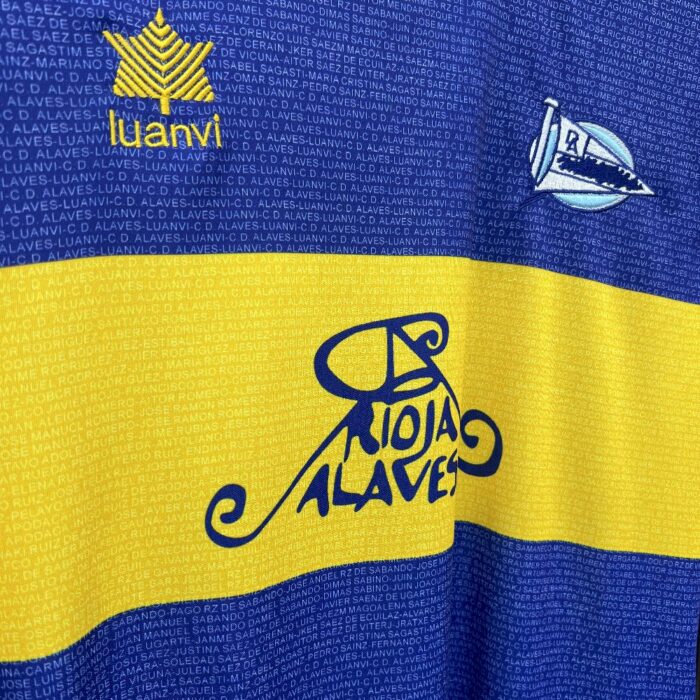 Retro Deportivo Alaves 2000/01 Champions League Final Jersey 2