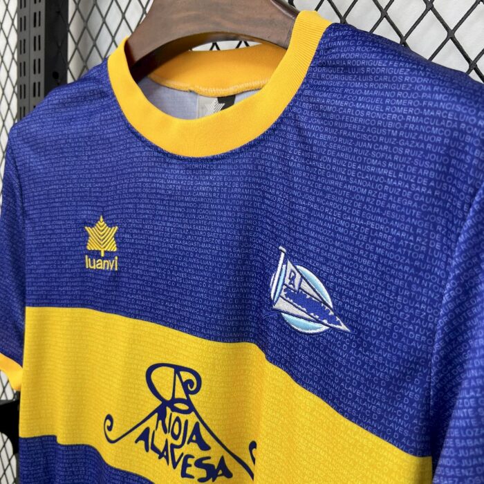 Retro Deportivo Alaves 2000/01 Champions League Final Jersey 6