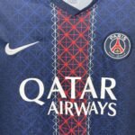 Mens Paris Saint-Germain 2025/26 Home Long Sleeve Jersey 5