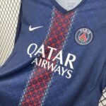 Mens Paris Saint-Germain 2025/26 Home Long Sleeve Jersey 1