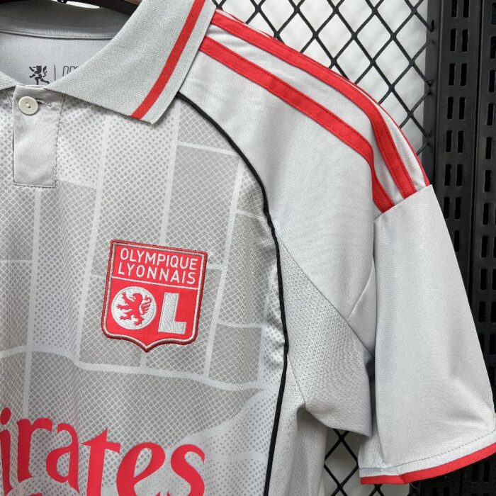 Mens Olympique Lyonnais 2025/26 Third Jersey 4