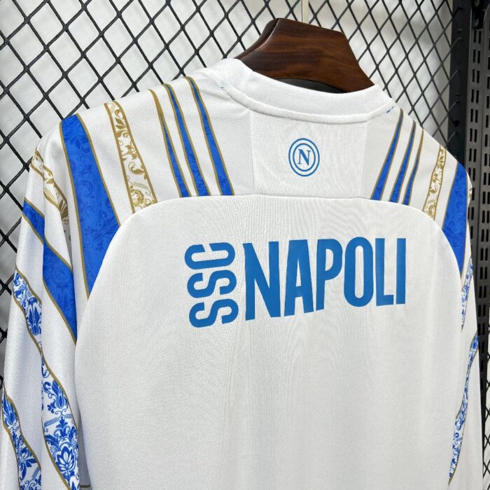Mens Napoli 2025/26 Pre-Match Long Sleeve Jersey 8