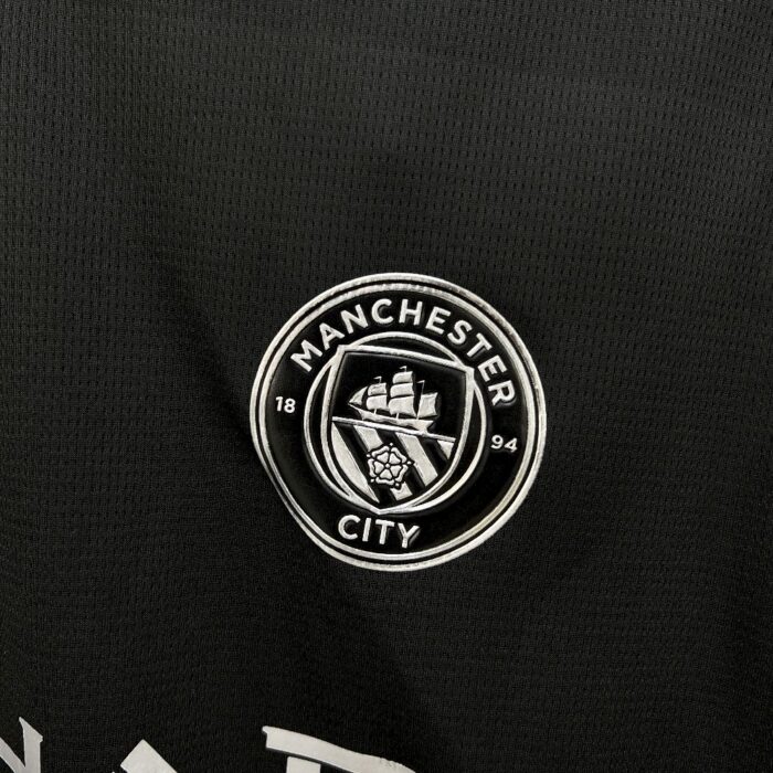 Mens Manchester City 2025/26 Away Long Sleeve Jersey 7