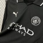 Mens Manchester City 2025/26 Away Long Sleeve Jersey 4