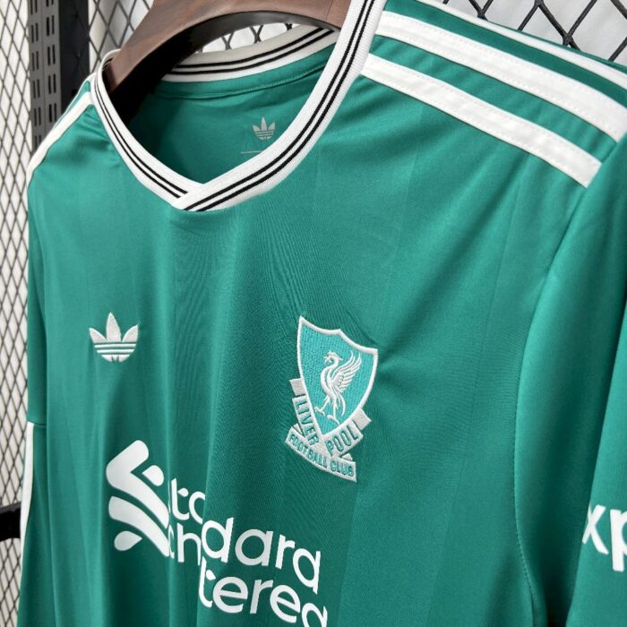 Mens Liverpool 2025/26 Third  Long Sleeve Jersey 2