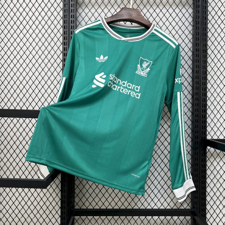 Mens Liverpool 2025/26 Third  Long Sleeve Jersey