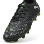Puma Future 8 Junior Firm Ground Football Boots – Black/Green – view 6