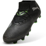 Puma Future 8 Junior Firm Ground Football Boots – Black/Green - Image 6