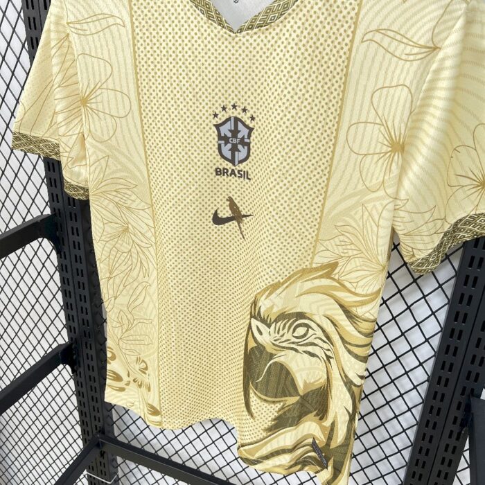 Mens Brazil 2025/26 Parrot Edition Jersey 2