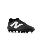 New Balance Tekela V4+ Magique Junior Firm Ground Football Boots – Black/White – view 4