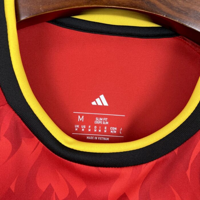 Mens Belgium 2026 World Cup Home Jersey 5