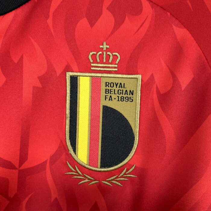 Mens Belgium 2026 World Cup Home Jersey 4