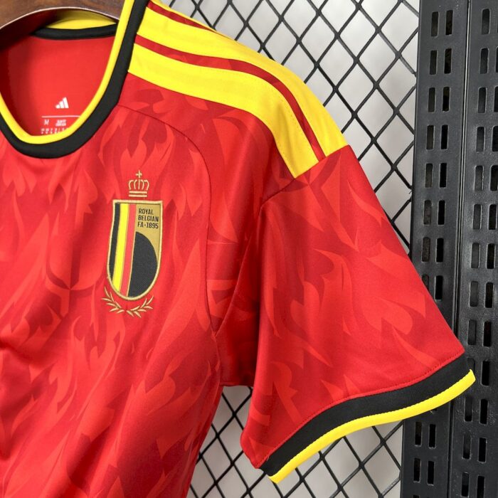 Mens Belgium 2026 World Cup Home Jersey 3