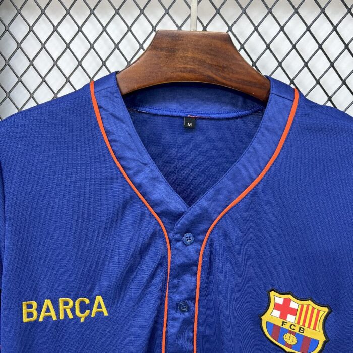 Mens Barcelona 2025/26 Baseball Jersey 3