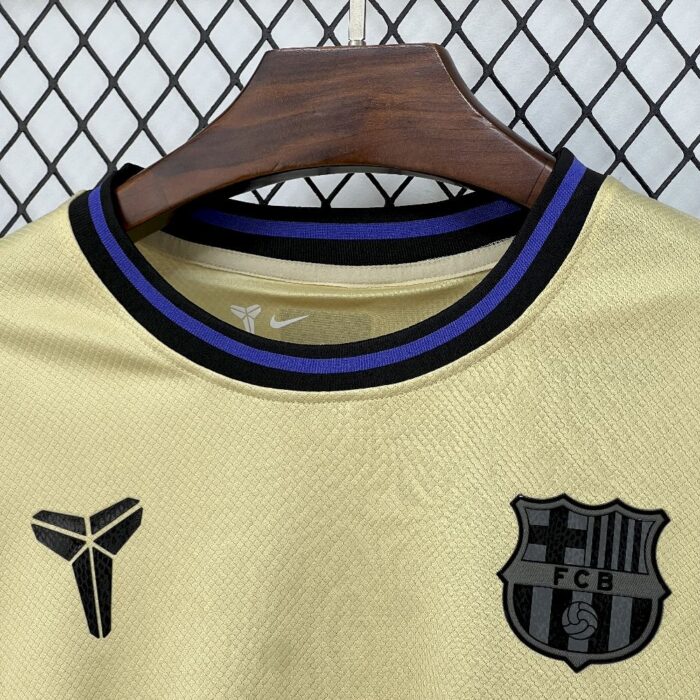 Mens Barcelona 2025/26 Away Long Sleeve Jersey 4