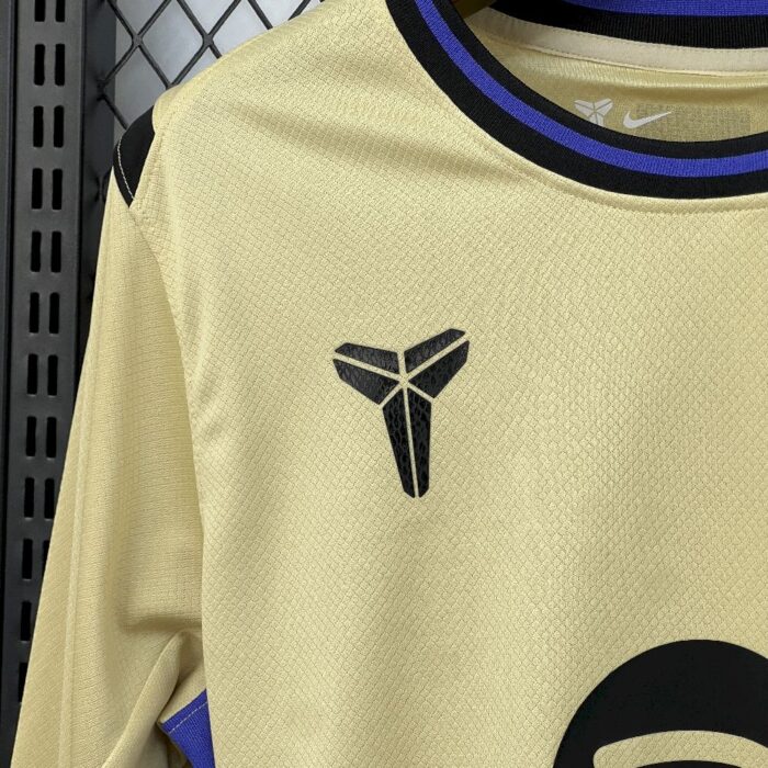 Mens Barcelona 2025/26 Away Long Sleeve Jersey 5