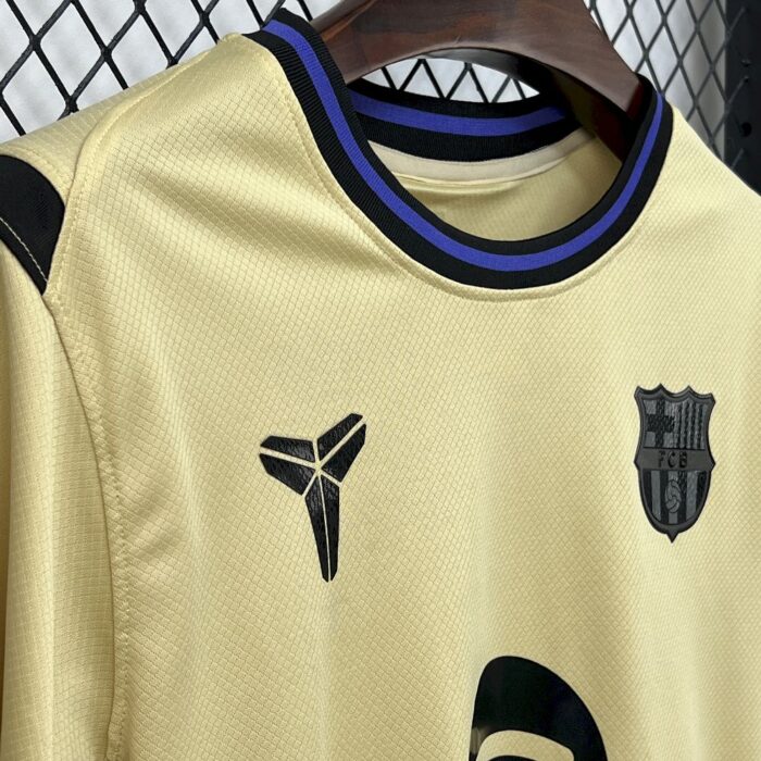 Mens Barcelona 2025/26 Away Long Sleeve Jersey 2