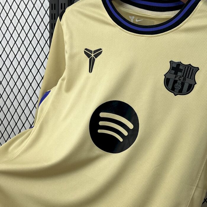 Mens Barcelona 2025/26 Away Long Sleeve Jersey 1