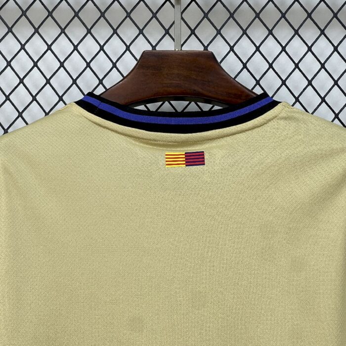 Mens Barcelona 2025/26 Away Long Sleeve Jersey 10