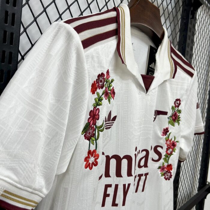Mens Arsenal 2025/26 Third-Embroidered Jersey Player Version 4