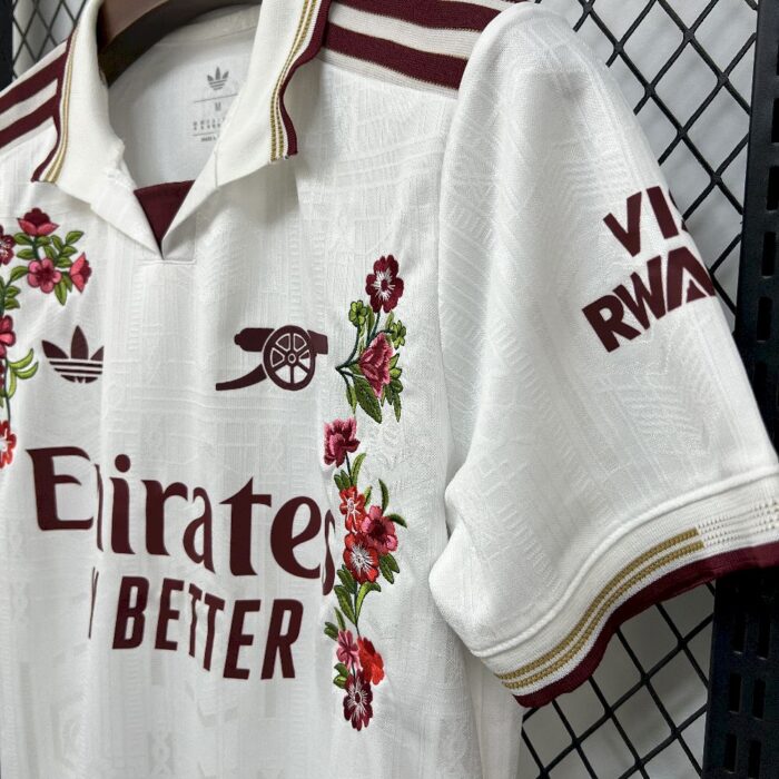 Mens Arsenal 2025/26 Third-Embroidered Jersey Player Version 5