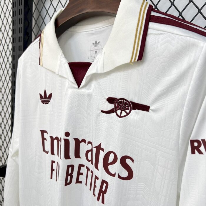 Mens Arsenal 2025/26 Third Long Sleeve Jersey 6