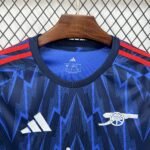Mens Arsenal 2025/26 Away Long Sleeve Jersey 4