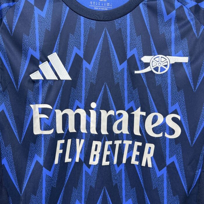 Mens Arsenal 2025/26 Away Long Sleeve Jersey 1