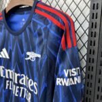 Mens Arsenal 2025/26 Away Long Sleeve Jersey 7