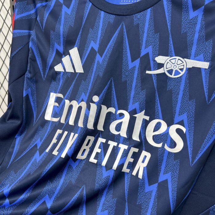 Mens Arsenal 2025/26 Away Long Sleeve Jersey 2