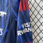 Mens Arsenal 2025/26 Away Long Sleeve Jersey 3