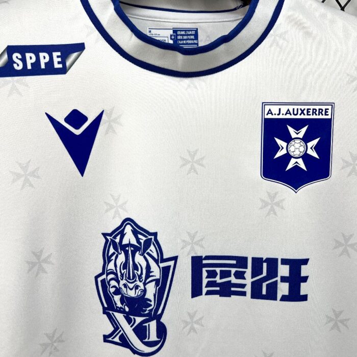 Mens AJ Auxerre 2025/26 Home Jersey 6