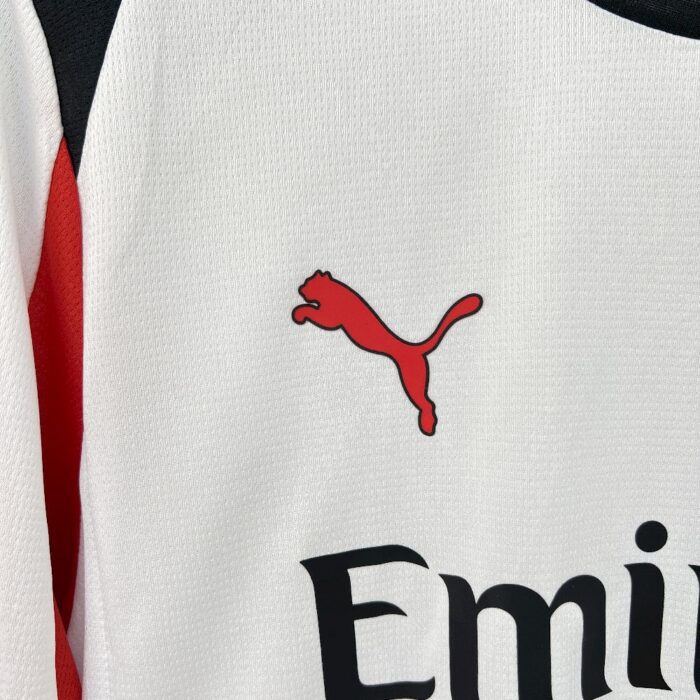 Mens AC Milan 2025/26 Away Long Sleeve Jersey 6