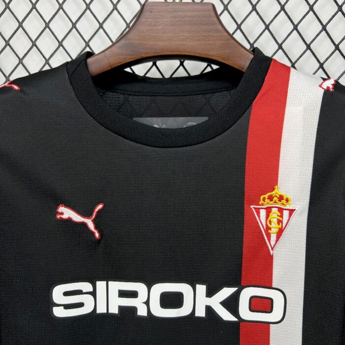 Kids Sporting de Gijón 2025/26 Away Kit 1