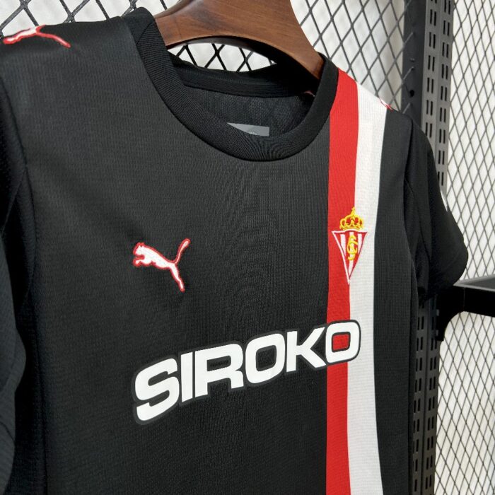 Kids Sporting de Gijón 2025/26 Away Kit 3