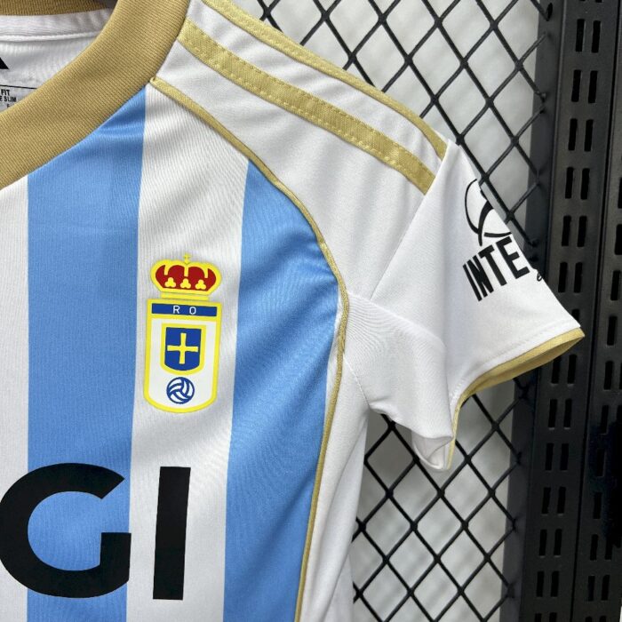 Kids Real Oviedo 2025/26 Third Kit 4