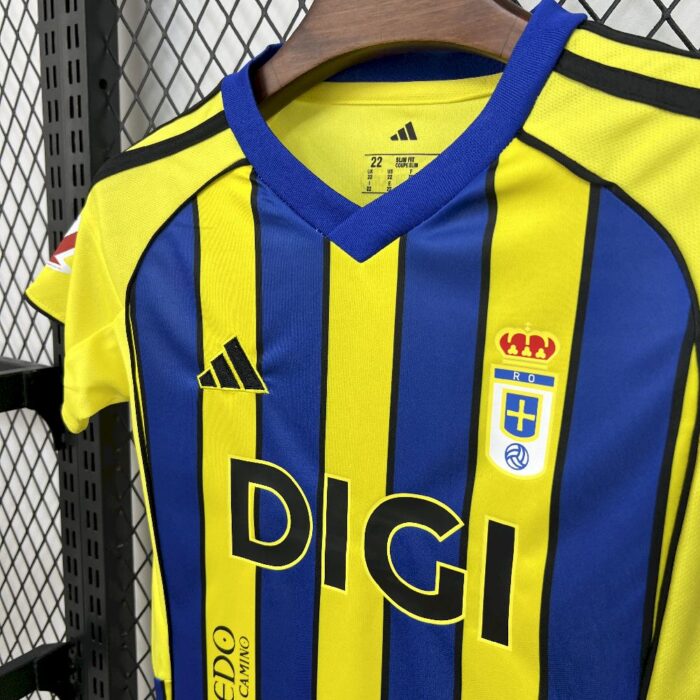 Kids Real Oviedo 2025/26 Away Kit 8