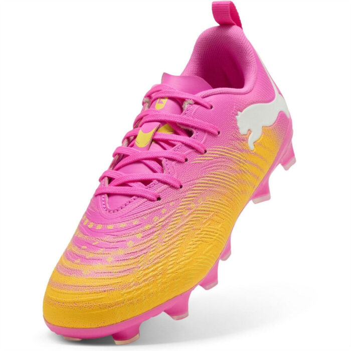 Puma Future 9 Junior Firm Ground Football Boots – Poison Pink – view 6