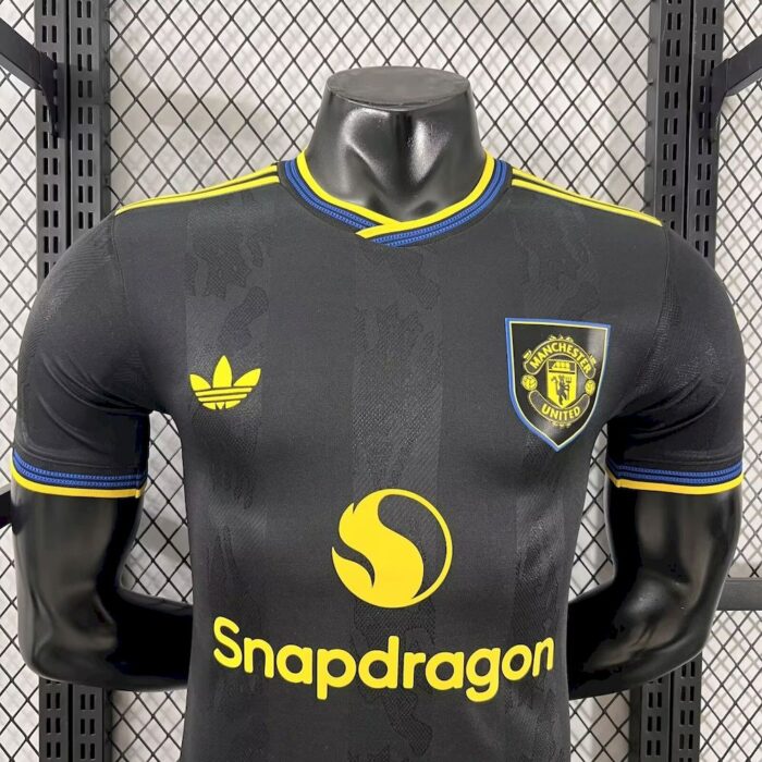 Mens Manchester United 2025/26 Third Jersey Player Version 4