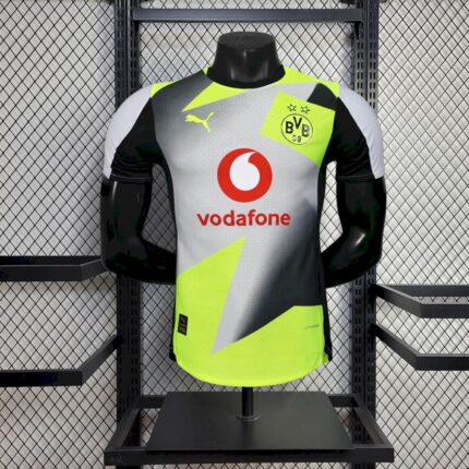 Mens Borussia Dortmund 2025/26 Away Jersey Player Version