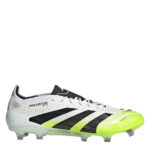 adidas Predator Firm Ground Football Boots – White/Blk/Lemon