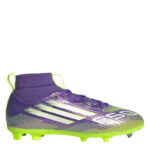 adidas F50 Junior Multi-Ground Football Boots – Purple/White