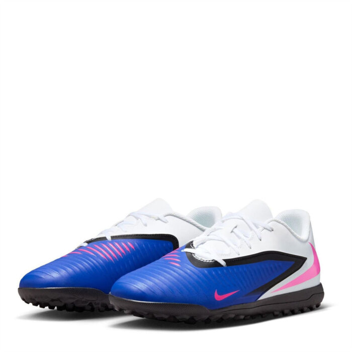 Nike Phantom 6 Low Turf Football Boots – Blue/Wht/Pink – view 4