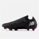 New Balance Furon V7+ Firm Ground Football Boots – Black/White – view 3