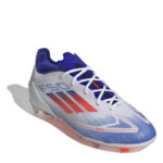adidas F50 Junior Firm Ground Football Boots – White/Red/Blue – view 3