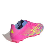 adidas F50 Junior Firm Ground Football Boots – Pink/Yellow – view 4