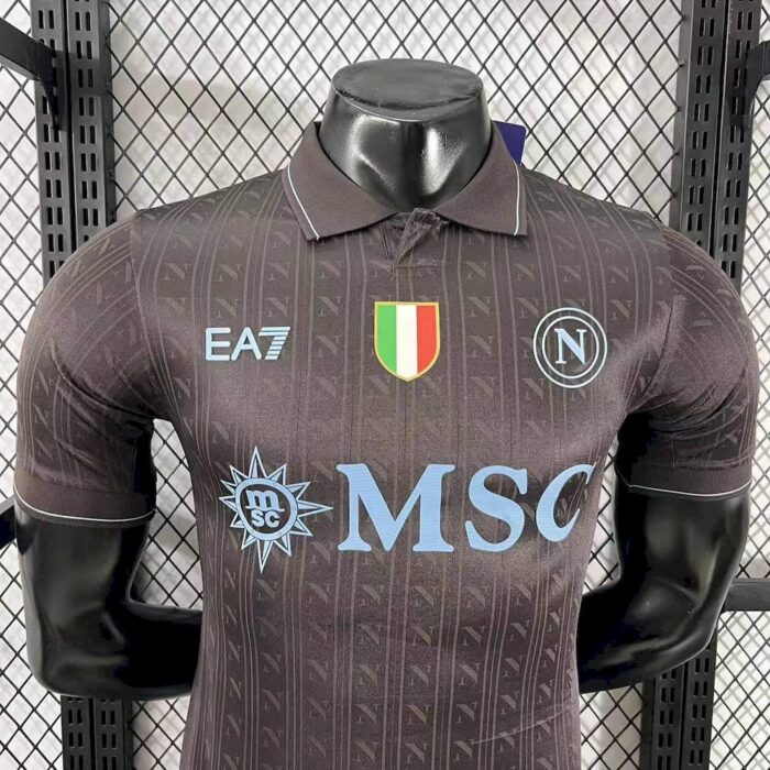 Mens Napoli 2025/26 Third Jersey Player Version 6