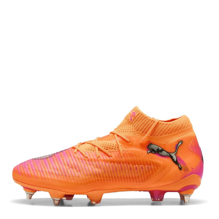 Puma Future 8 Soft Ground Football Boots – Orange/Black – view 2