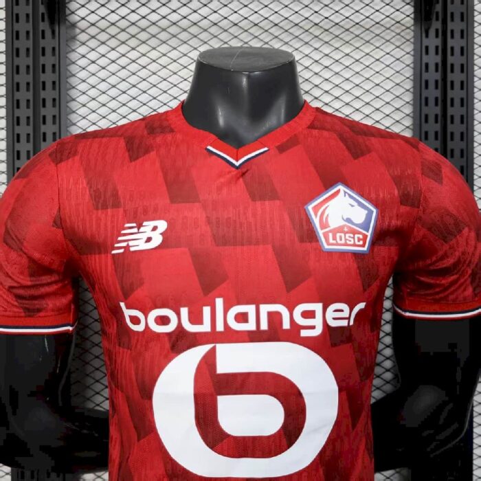 Mens Lille OSC 2025/26 Home Jersey Player Version 10