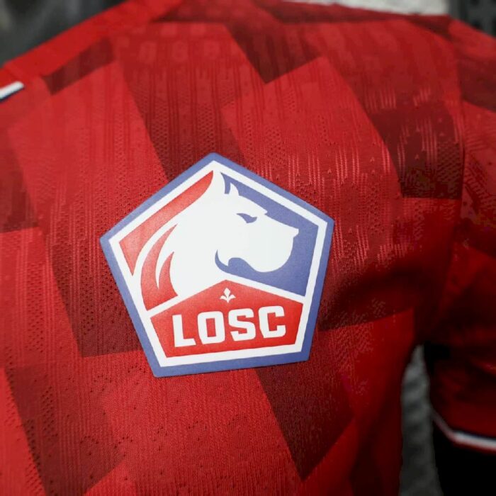 Mens Lille OSC 2025/26 Home Jersey Player Version 2